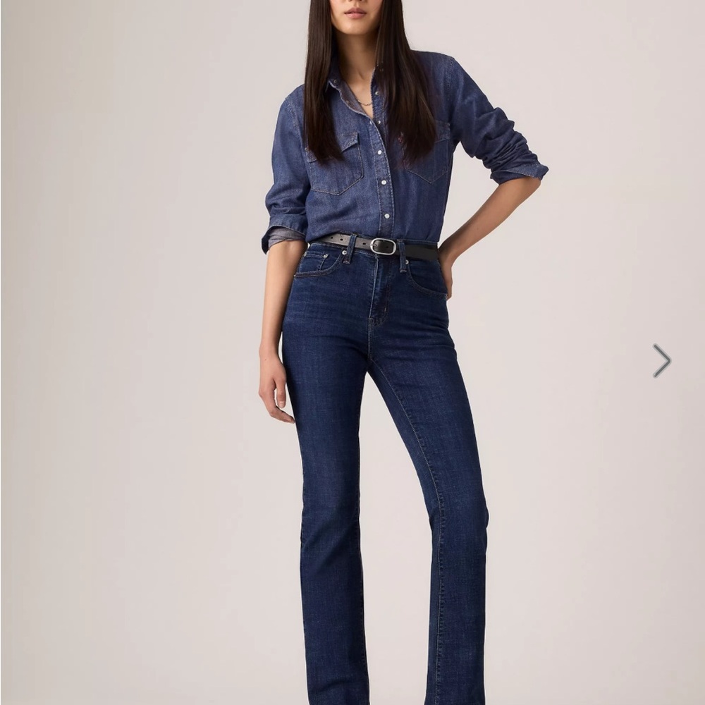 High Rise Bootcut Jeans Levi’s - Blue